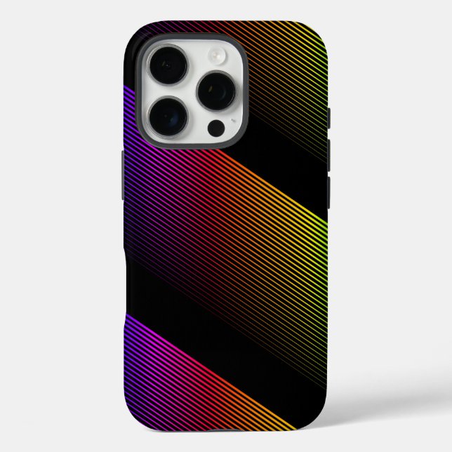 Funda iPhone 16 Pro Rayas de Prisma (Reverso )