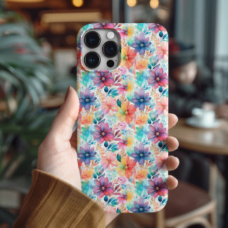 Funda iPhone 16 Pro Regalo con estética botánica pastel femenina para 