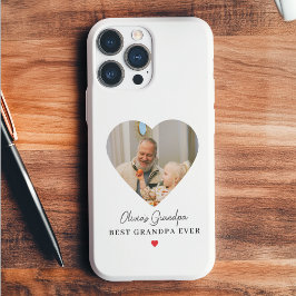 Funda iPhone 16 Pro Regalo fotográfico personalizado del mejor abuelo