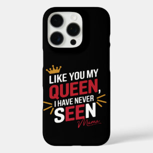Funda iPhone 16 Pro "Reina de mi corazón - amor de mamá" 👑 ❤️