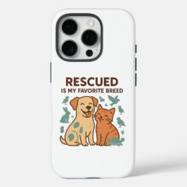 Funda iPhone 16 Pro Rescatado es mi raza favorita