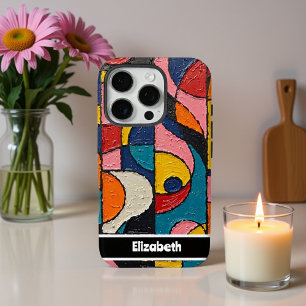 Funda iPhone 16 Pro Resumen de personalizable Cubierta de teléfono Viv