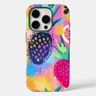 Funda iPhone 16 Pro Resumen Paraíso Fiesta de Fruta Tropical