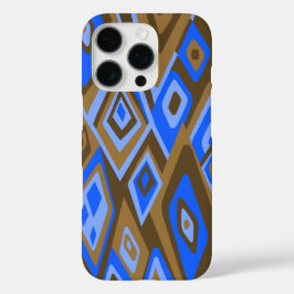 Funda iPhone 16 Pro Resumen retro lejano Psychedelst Brown