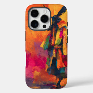 Funda iPhone 16 Pro Resumen Samurai Warrior Silhouette