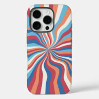 Retro Swirl Resumen del estuche Art iPhone / iPad