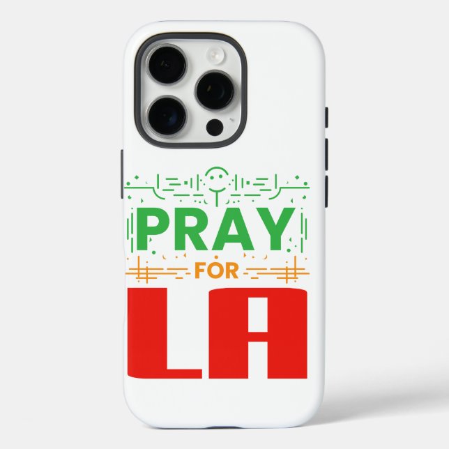 Funda iPhone 16 Pro Reza por LA (Reverso )