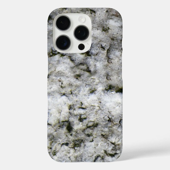 Funda iPhone 16 Pro Rock blanco granítico (Reverso )