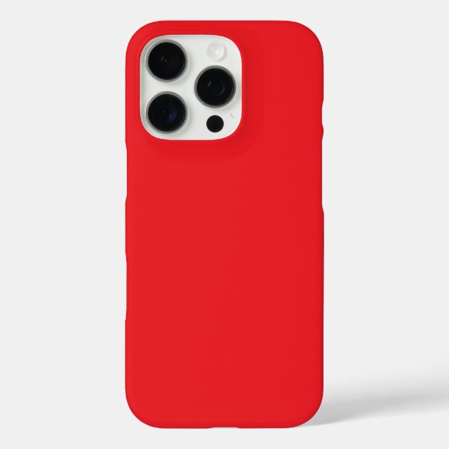 Funda iPhone 16 Pro Rojo real (Reverso )