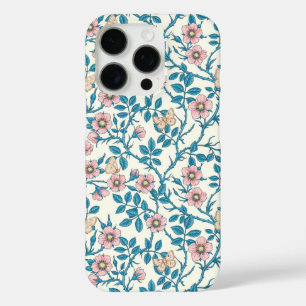 Funda iPhone 16 Pro Rosas silvestres y mariposas/rosa/azul/blanco apag