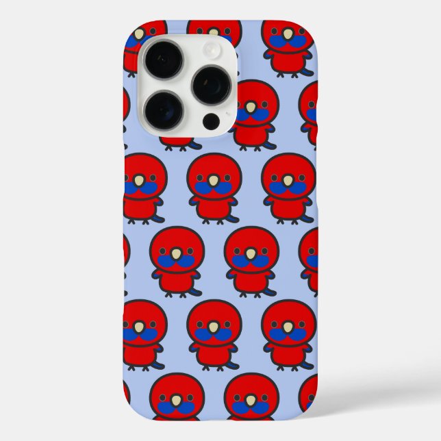 Funda iPhone 16 Pro Rosella escarlata (Reverso )