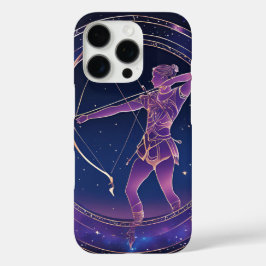 Funda iPhone 16 Pro Rótulo celestal Sagittarius Zodiac