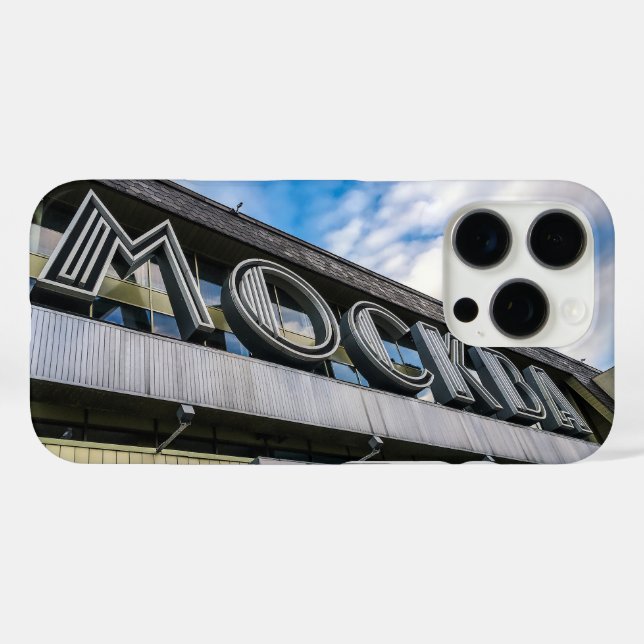 Funda iPhone 16 Pro Rótulo de la estación ferroviaria de Moscú (Reverso (Horizontal))