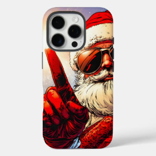Funda iPhone 16 Pro Santo Jolly Santa Divine Glow