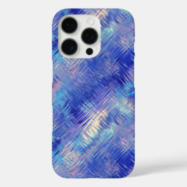 Funda iPhone 16 Pro Sapphire Blue Scribled Textura
