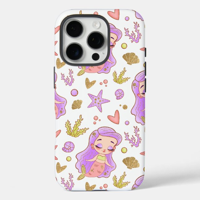 Funda iPhone 16 Pro  Seascape with Beach, Great Wave & Mount Sea Case (Reverso )