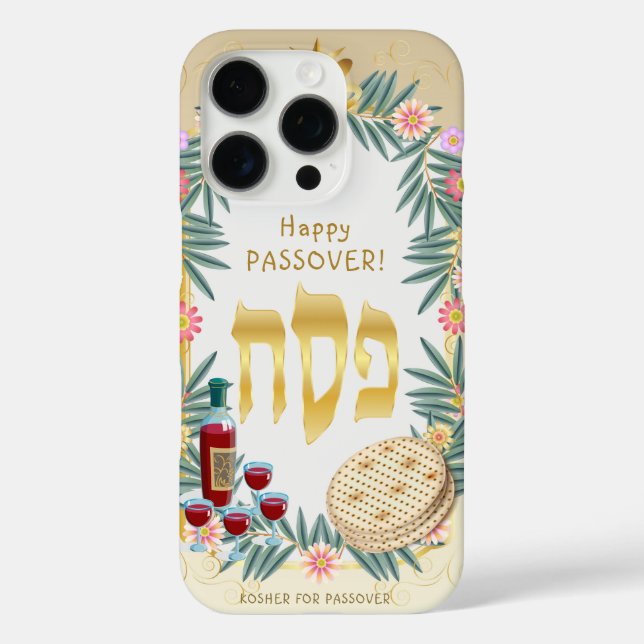 Funda iPhone 16 Pro Seder Kosher Pesach (Reverso )
