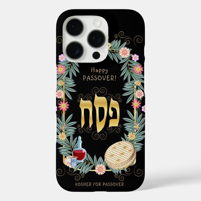 Funda iPhone 16 Pro Seder Kosher Pesach (Reverso )
