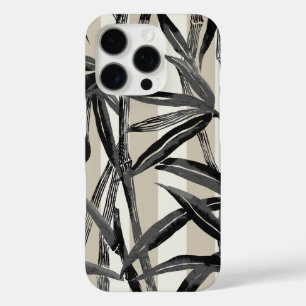 Funda iPhone 16 Pro Selva Hawaiana de la selva de bambú - Negro