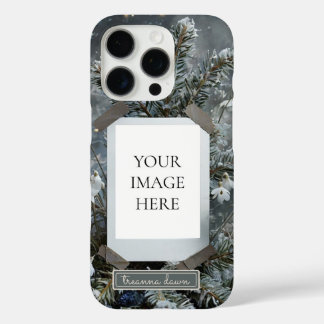 Funda iPhone 16 Pro Serenidad con copo de nieve