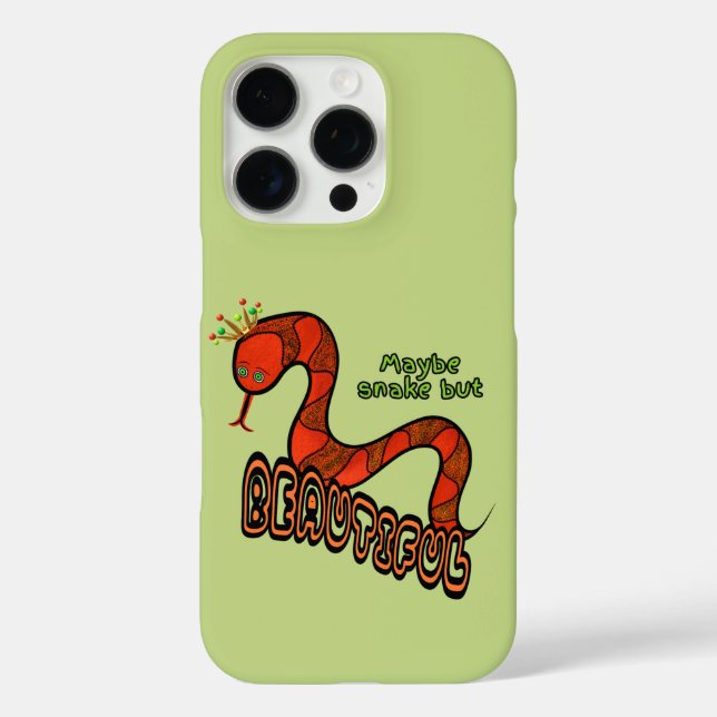 Funda iPhone 16 Pro Serpiente roja (Reverso )