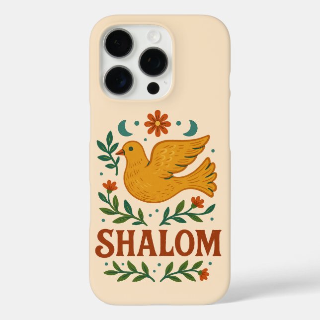 Funda iPhone 16 Pro Shalom Paloma Paz Tierra (Reverso )