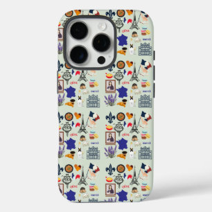 Funda iPhone 16 Pro Símbolos de Francia