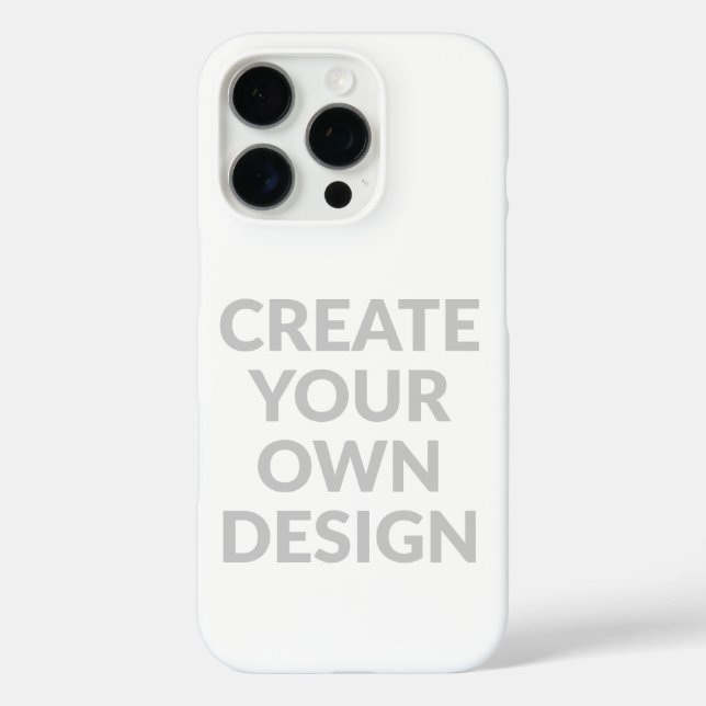 Funda iPhone 16 Pro Simplemente - Crea lo Tuyo (Reverso )