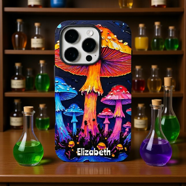 Funda iPhone 16 Pro Sinfonía del bosque de hongos (Subido por el creador)