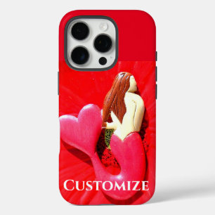 Funda iPhone 16 Pro sirena de cola roja