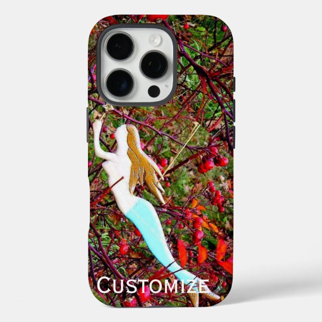Funda iPhone 16 Pro sirena dorada (Reverso )
