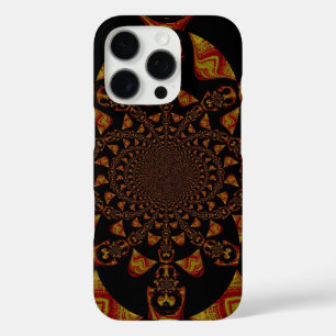 Funda iPhone 16 Pro Skull Kaleidoscope Arte Imprimir