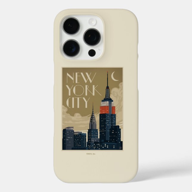 Funda iPhone 16 Pro Skyline de Nueva York (Reverso )