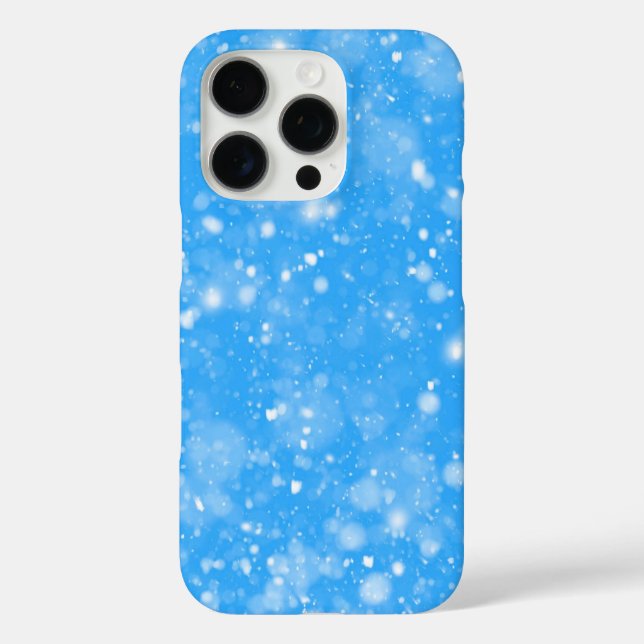 Funda iPhone 16 Pro Snowmans y Snowflakes (Reverso )