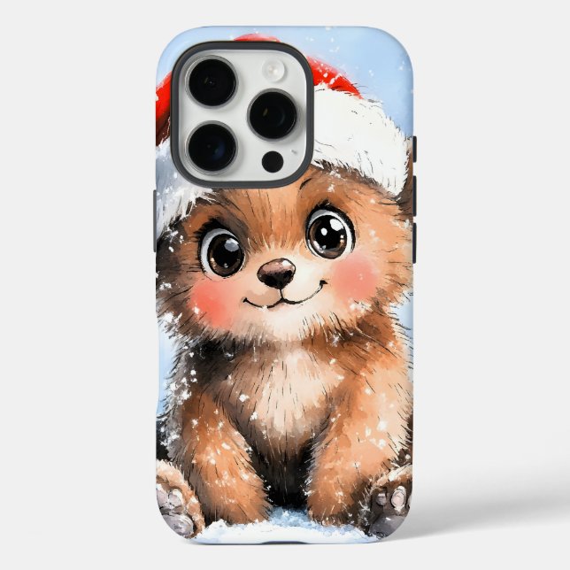 Funda iPhone 16 Pro Snowowley Santa Little Cub (Reverso )