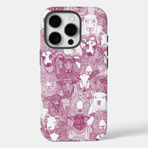 Funda iPhone 16 Pro solo oveja cereza blanca