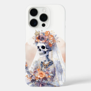 Funda iPhone 16 Pro Spooky Halloween Skeleton Iphone Case