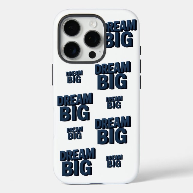 Funda iPhone 16 Pro Sueña en grande (Reverso )