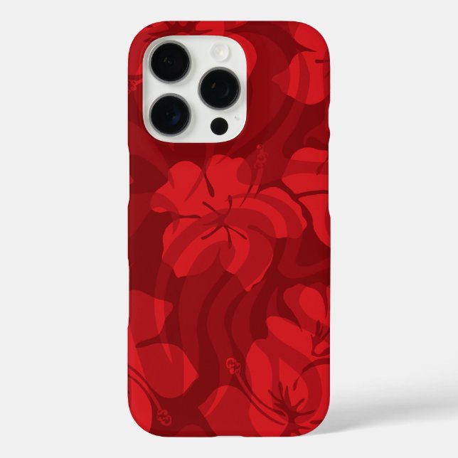 Funda iPhone 16 Pro Sugar Shack Hawái Hibiscus Red (Reverso )