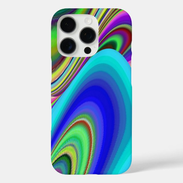Funda iPhone 16 Pro Summerfeeling, Resumen 3D Rainbowart (Reverso )
