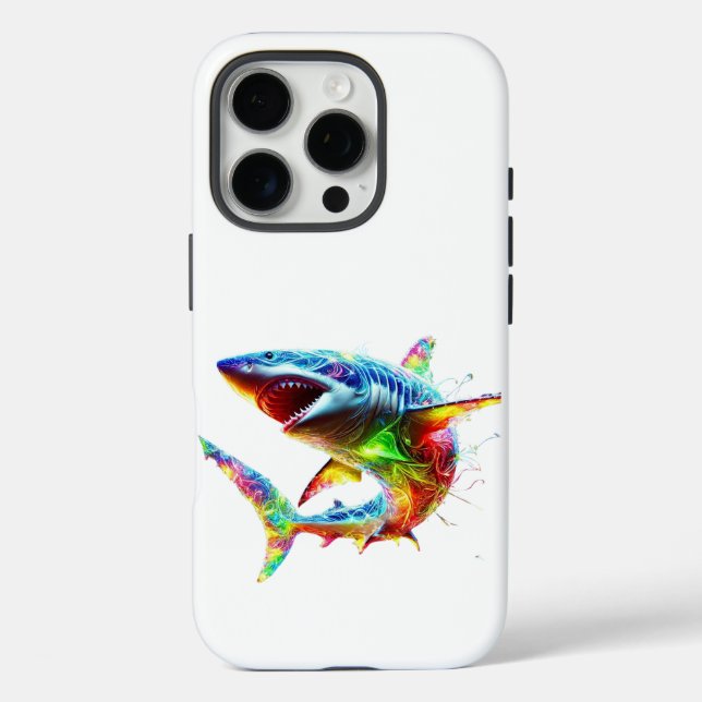 Funda iPhone 16 Pro Super Tiburón (Reverso )