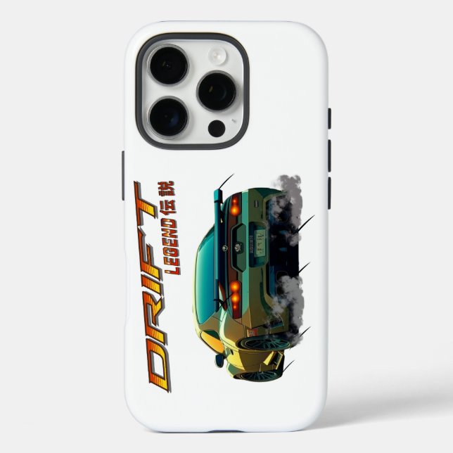 FUNDA iPhone 16 PRO SUPRA MK4 DE LEYENDA DE DRIFT - ESTILO DE ANIME (Reverso )