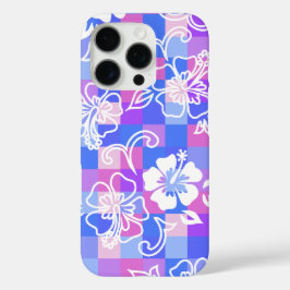 Funda iPhone 16 Pro Tablero Hibiscus Hawai Floral Violet