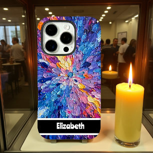 Funda iPhone 16 Pro Tapa del teléfono abstracta de la constelación del