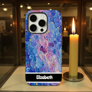 Funda iPhone 16 Pro Tapa del teléfono brillante abstracta del personal