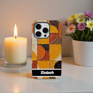 Funda iPhone 16 Pro Tapa del teléfono del mosaico de la tierra del per