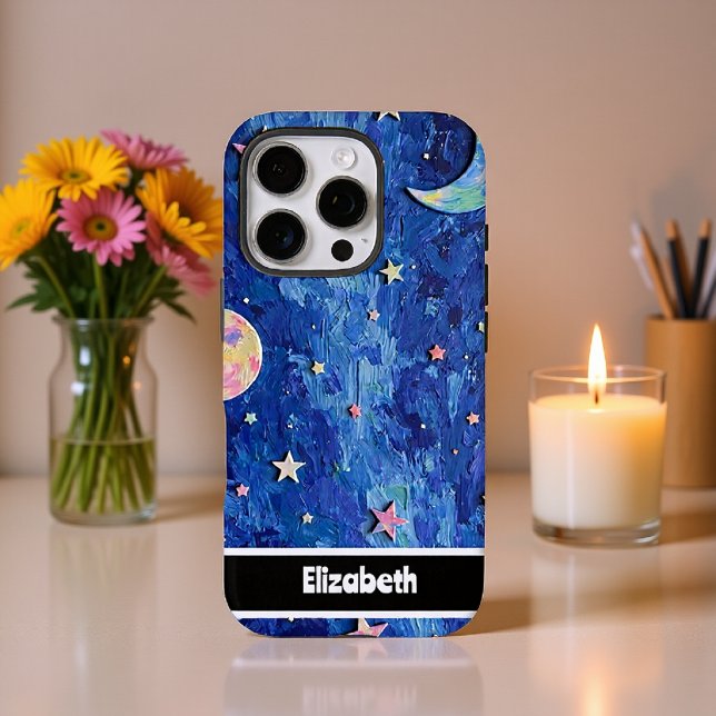 Funda iPhone 16 Pro Tapa del teléfono nocturno de personalizable (Subido por el creador)
