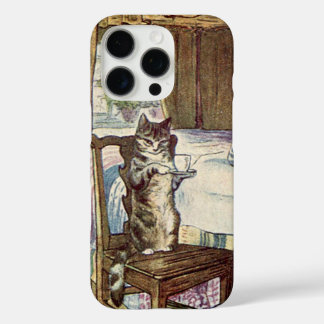 Funda iPhone 16 Pro Té de servicio de gato - Beatrix Potter