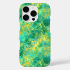 Funda iPhone 16 Pro Textura cruzada verde esmeralda