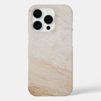 Funda iPhone 16 Pro Textura Travertina Natural - Patrón de Piedra Terr